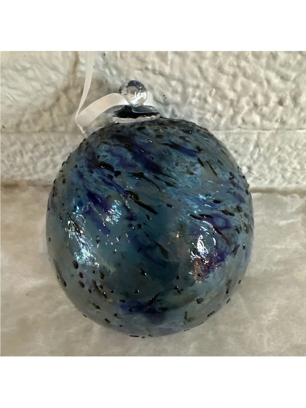 Art Glass Blown GLASS ORB Ornament 4